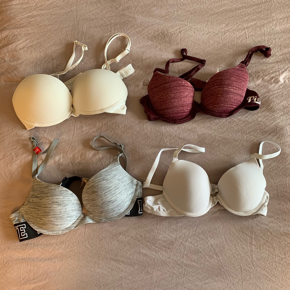 Four 34AA bras - Good condition and a great buy!